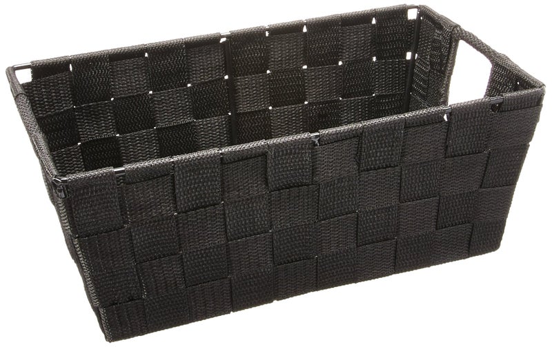 Whitmor حقيبة رف صغيرة بحزام منسوج باللون الأسود من ويتمور 6581-2712-BLK - Image 1